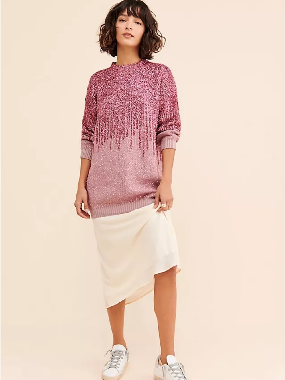 Anthropologie RAGA Kylie High Neck Sweater